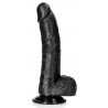 Real Rock Ultra Skin Gode Curved RealCock 17 x 4.3cm Noir